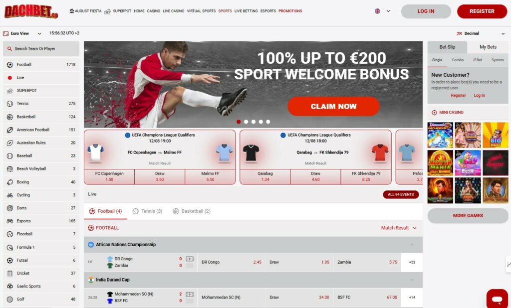 DACHbet Sports Betting KO