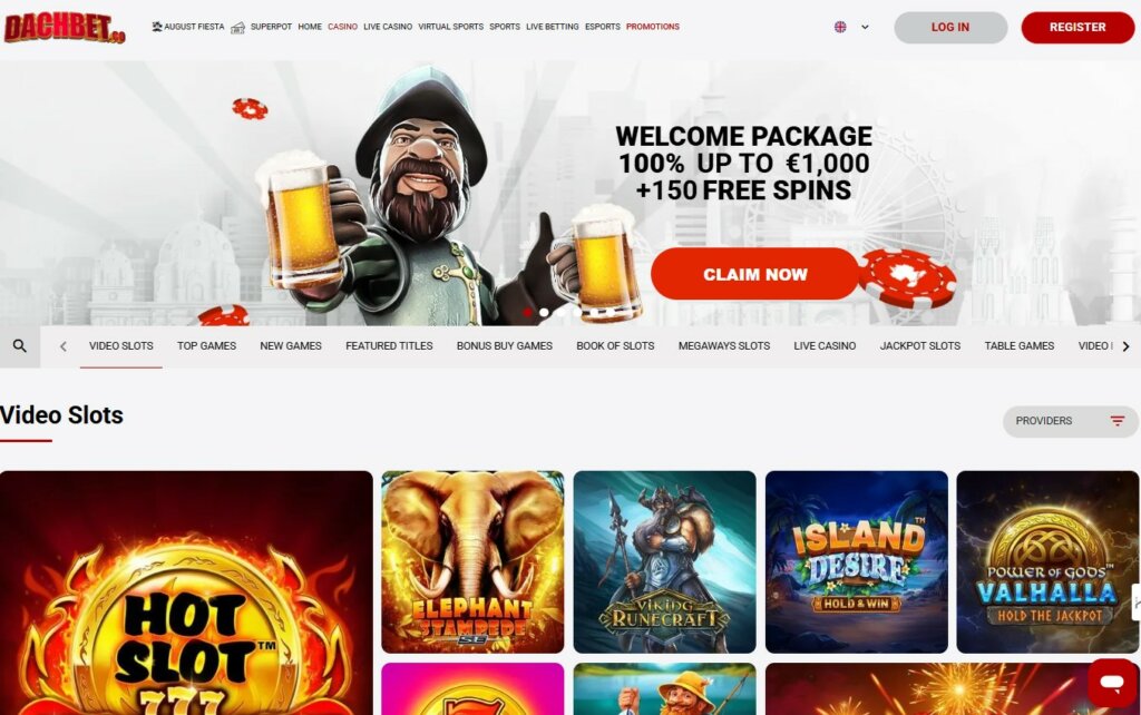 DACHbet online casino KO