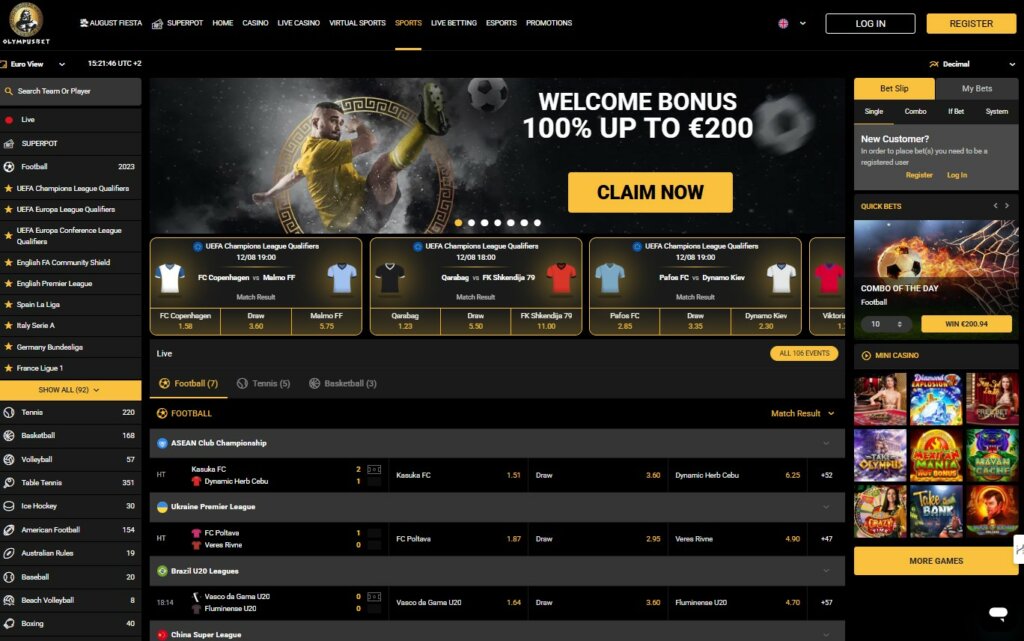 Olympusbet Sports Betting KO