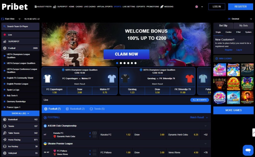 Pribet Sports Betting KO
