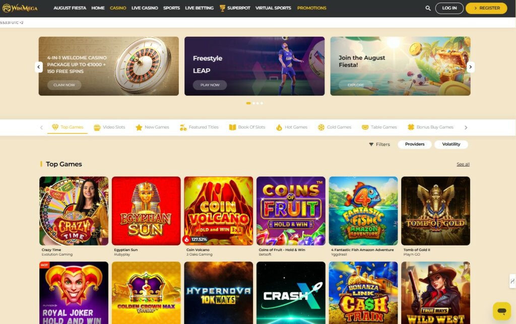 WinMega Online Casino KO