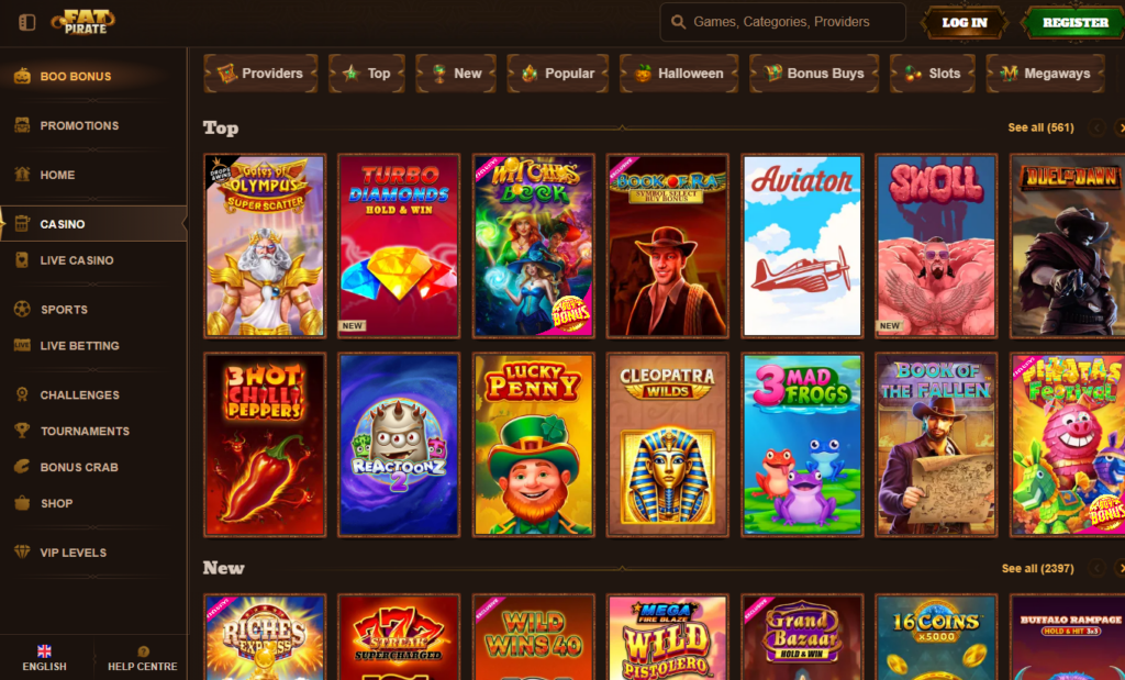 5,000개 이상의 카지노 게임과 라이브 딜러